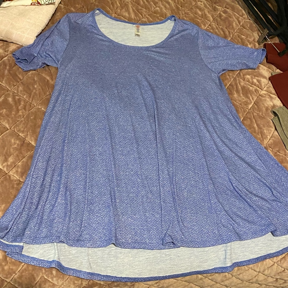 Light Blue Tunic Top